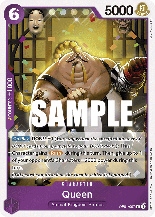 Queen (Character) (OP01-097) (R)