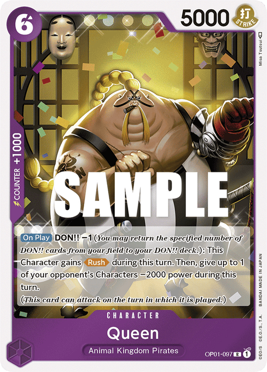 Queen (Character) (OP01-097) (R)