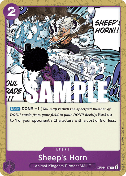 Sheep’s Horn (Event) (OP01-117)
