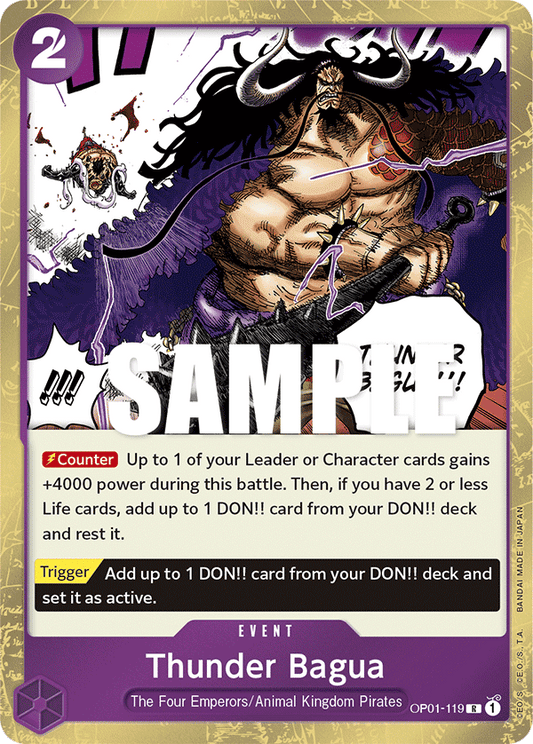 Thunder Bagua (Event) (OP01-119) (R)