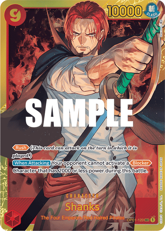 Shanks (Character) (OP01-120) (SEC)