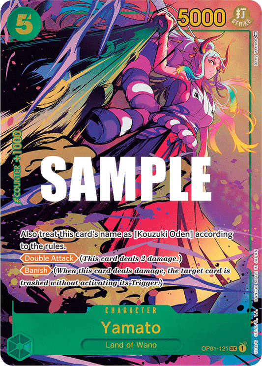 Yamato (Character) (OP01-121) (SEC) (Alternate Art)