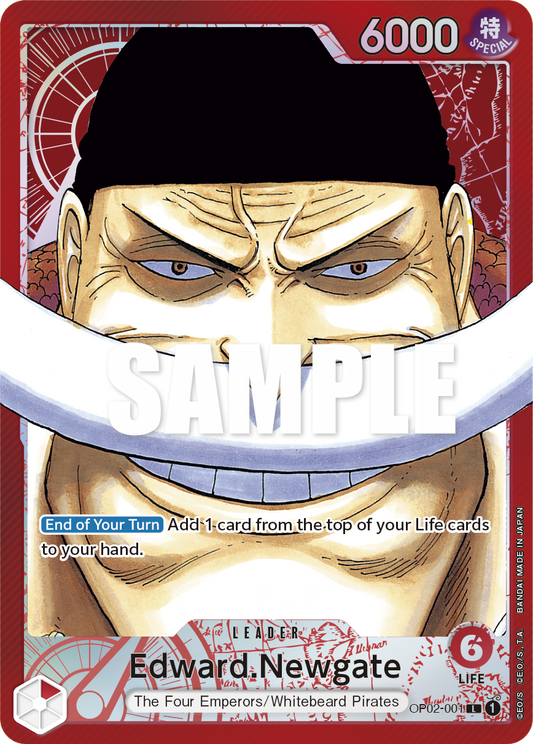 Edward Newgate (Leader) (OP02-001) (Alternate Art)