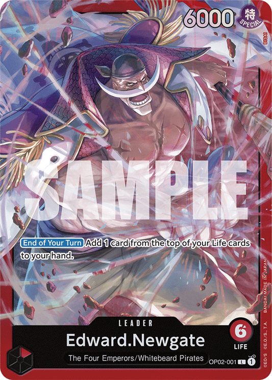 Edward Newgate (Leader) (OP02-001) (ST15 Reprint) (L)