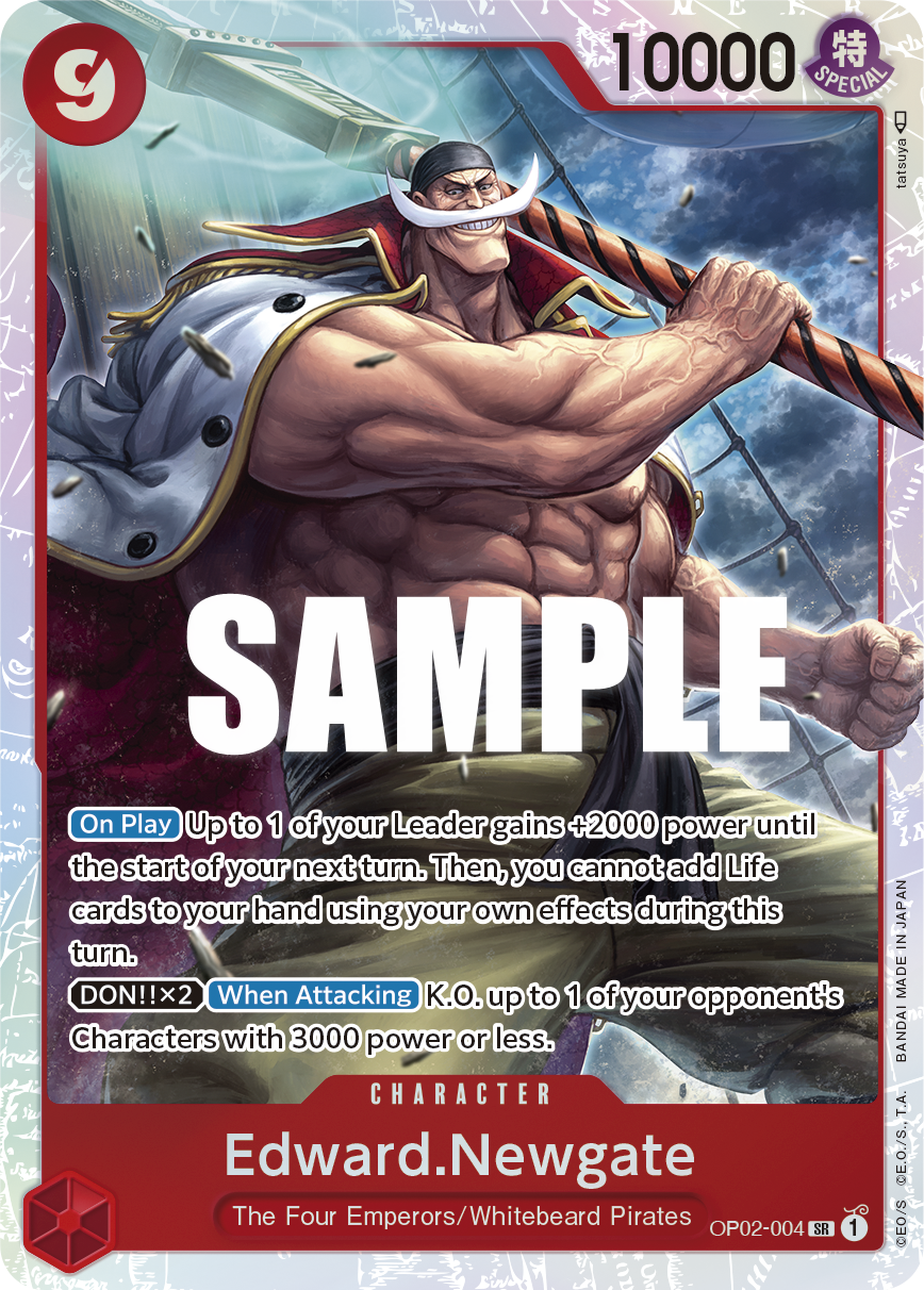 Edward Newgate (Character) (OP02-004) (SR)