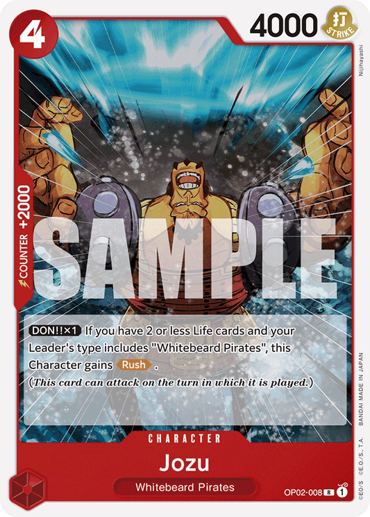 Jozu (Character) (OP02-008) (ST15 Reprint) (R)