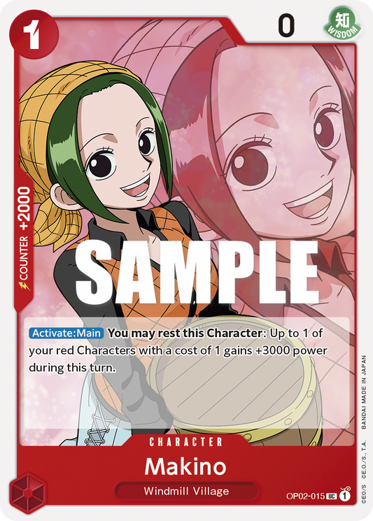 Makino (Character) (OP02-015) (UC)