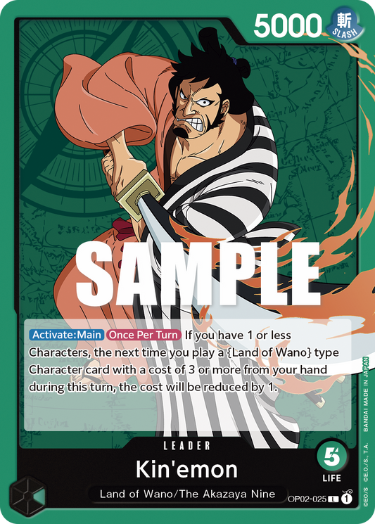 Kin’emon (Character) (OP02-025) (L)