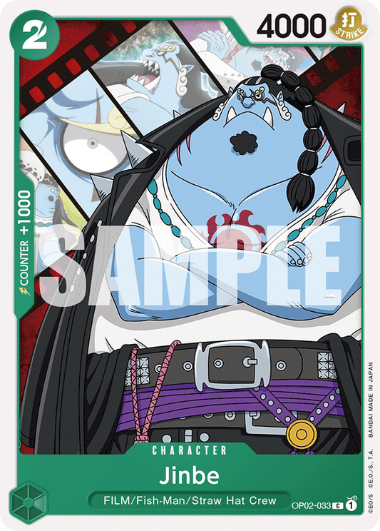Jinbe (Character) (OP02-033) (ST11 Reprint) (C)