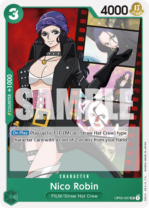 Nico Robin (Character) (OP02-037) (ST11 Reprint) (UC)