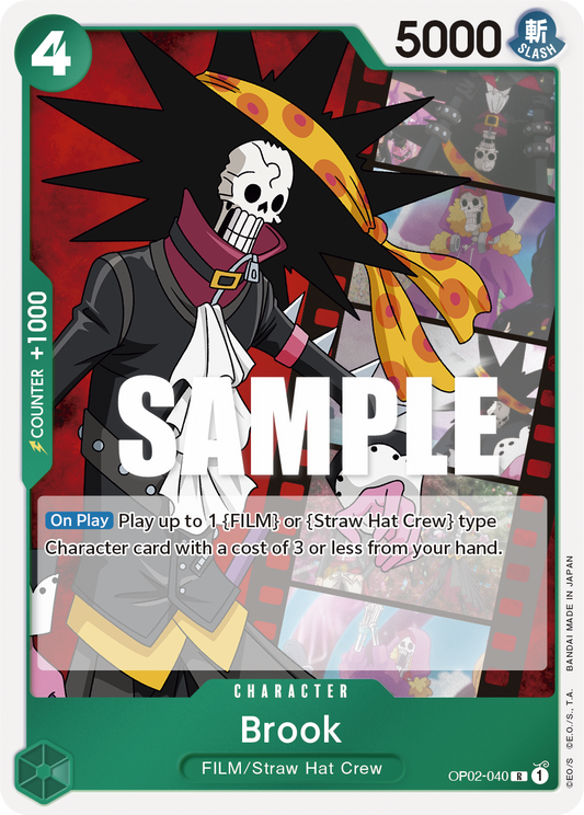 Brook (Character) (OP02-040) (R)