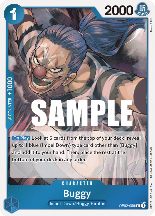 Buggy (Character) (OP02-058)