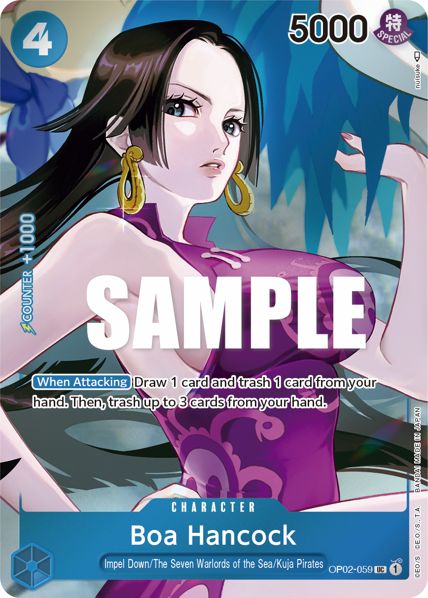Boa Hancock (Character) (OP02-59) (Box Topper)