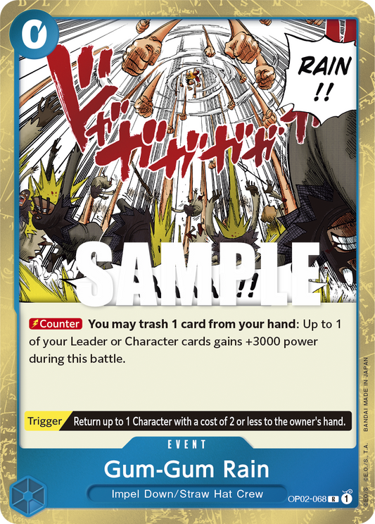 Gum-Gum Rain (Event) (OP02-068)