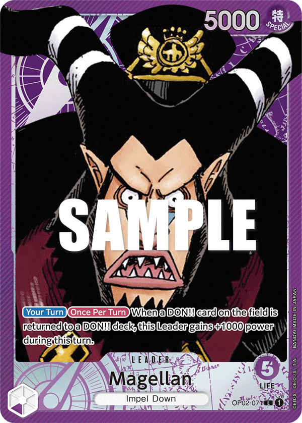 Magellan (Leader) (OP02-071) (Alternate Art)