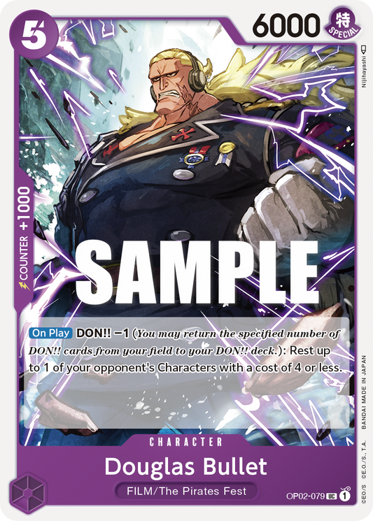 Douglas Bullet (Character) (OP02-079)