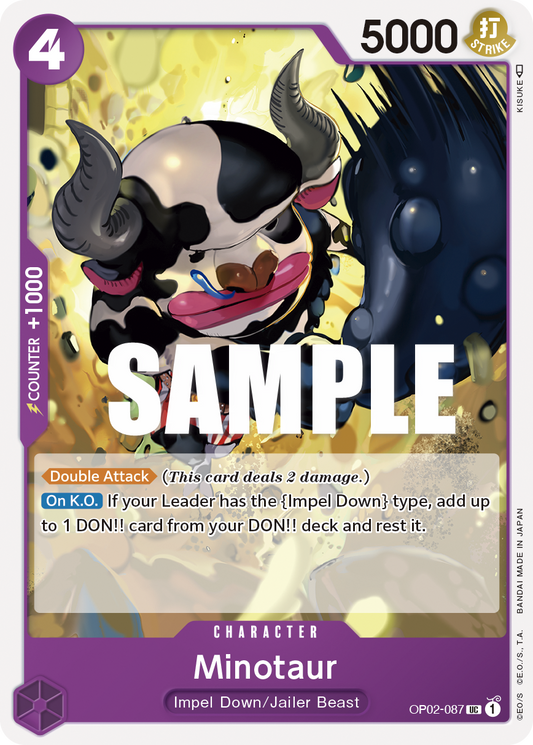 Minotaur (Character) (OP02-087)