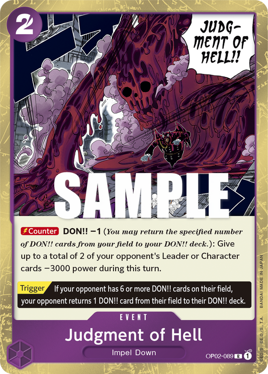 Judgment of Hell (Event) (OP02-089)