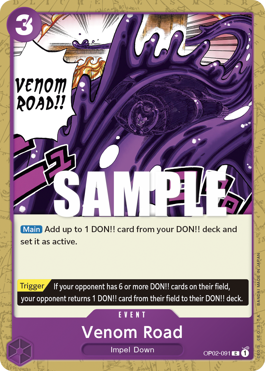 Venom Road (Event) (OP02-091)