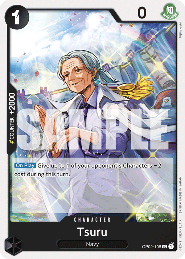 Tsuru (Character) (OP02-106) (PRB01 Reprint) (UC)