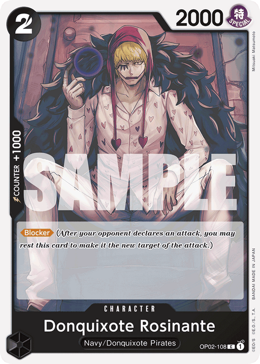 Donquixote Rosinante (Character) (OP02-108) (ST19 Reprint) (C)