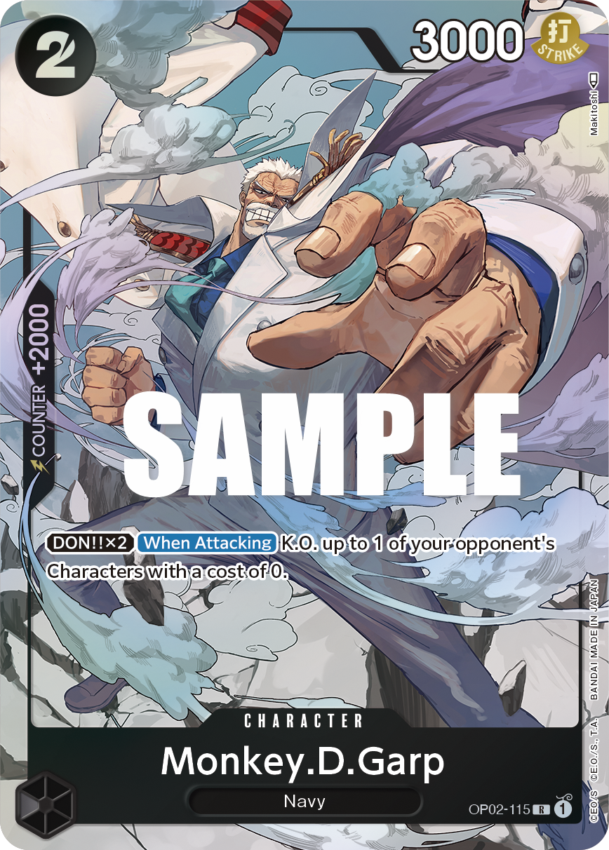 Monkey D. Garp (Character) (OP02-115) (Alternate Art)