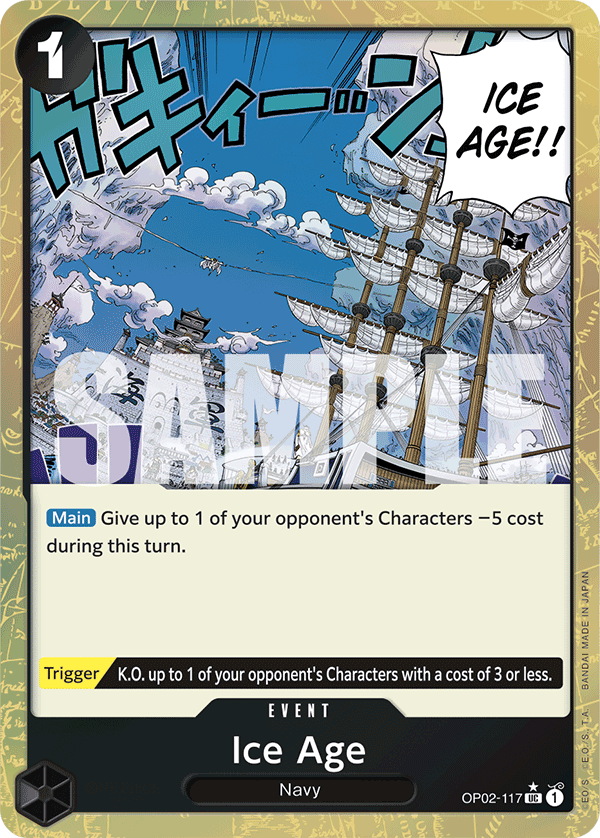 Ice Age (Event) (OP02-117) (PRB01 Reprint) (UC) (Textured Foil)