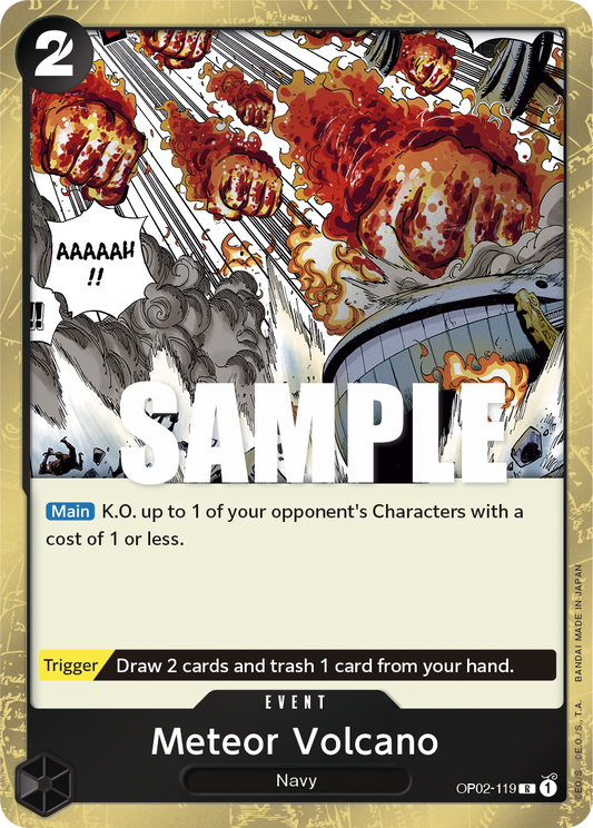 Meteor Volcano (Event) (OP02-119) (R)