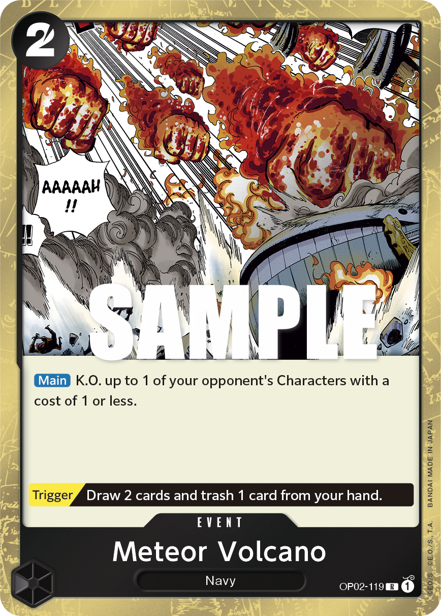 Meteor Volcano (Event) (OP02-119)