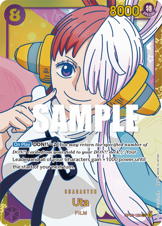 Uta (Character) (OP02-120) (SEC)