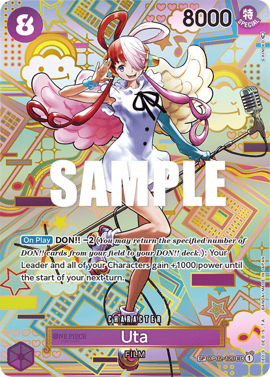 Uta (Character) (OP02-120) (SP)