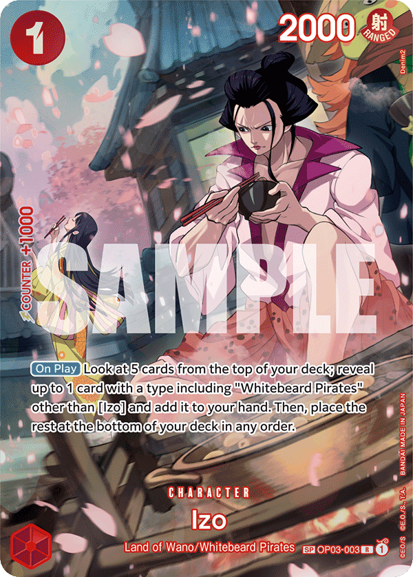 Izo (Character) (OP03-003) (SP)