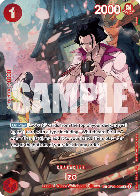 Izo (Character) (OP03-003) (SP)