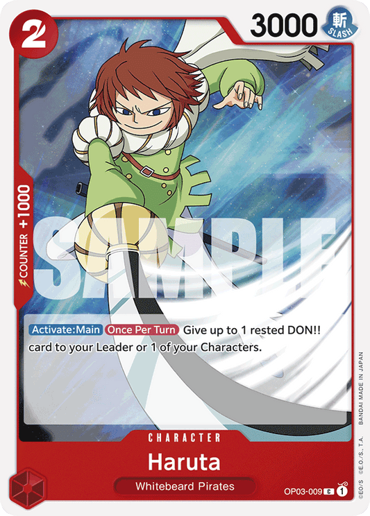 Haruta (Character) (OP03-009) (ST15 Reprint) (C)