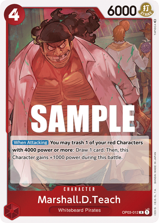 Marshall D. Teach (Character) (OP03-012) (R)