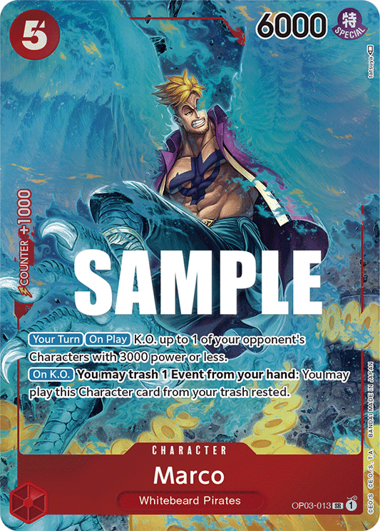 Marco (Character) (OP03-013) (SR) (Alternate Art)