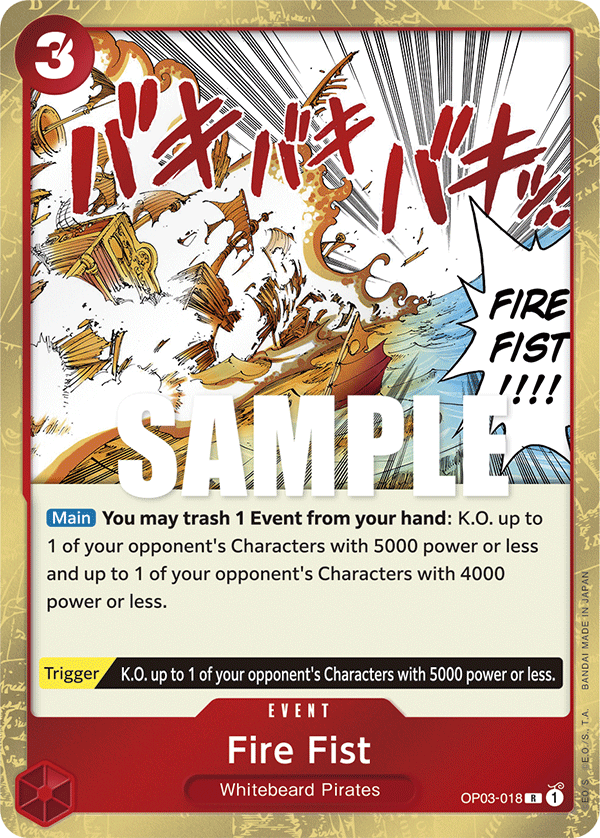 Fire Fist (Event) (OP03-018) (R)