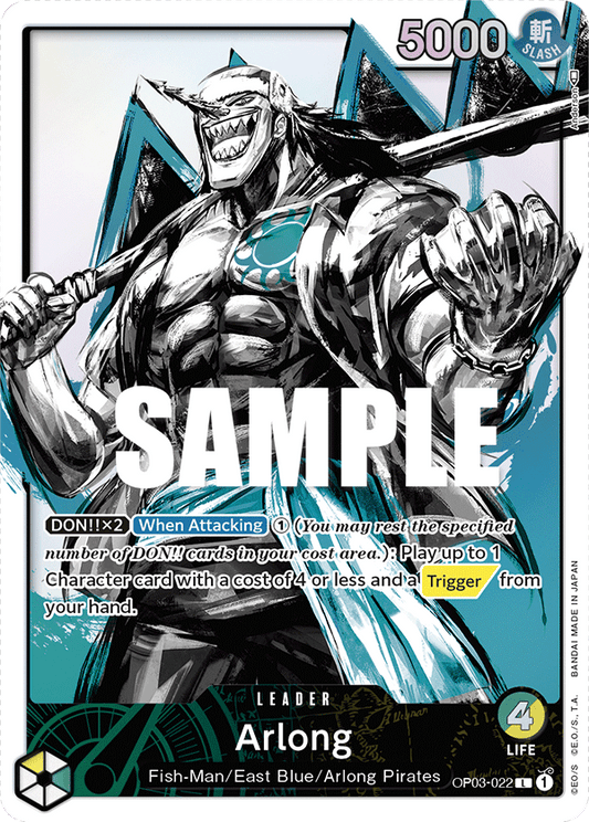 Arlong (Leader) (OP03-022) (Alternate Art)
