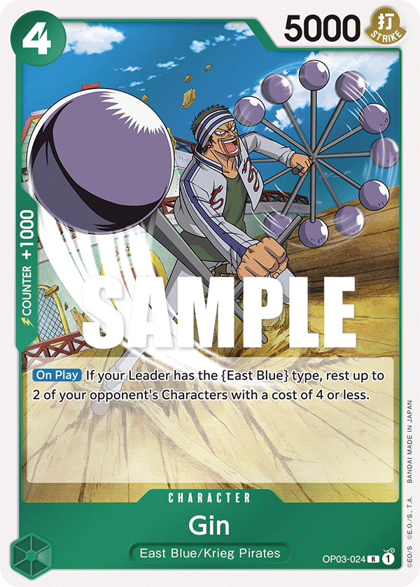 Gin (Character) (OP03-024) (R)