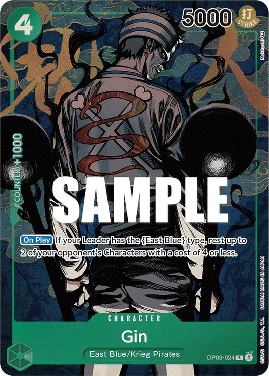 Gin (Character) (OP03-024) (Alternate Art)