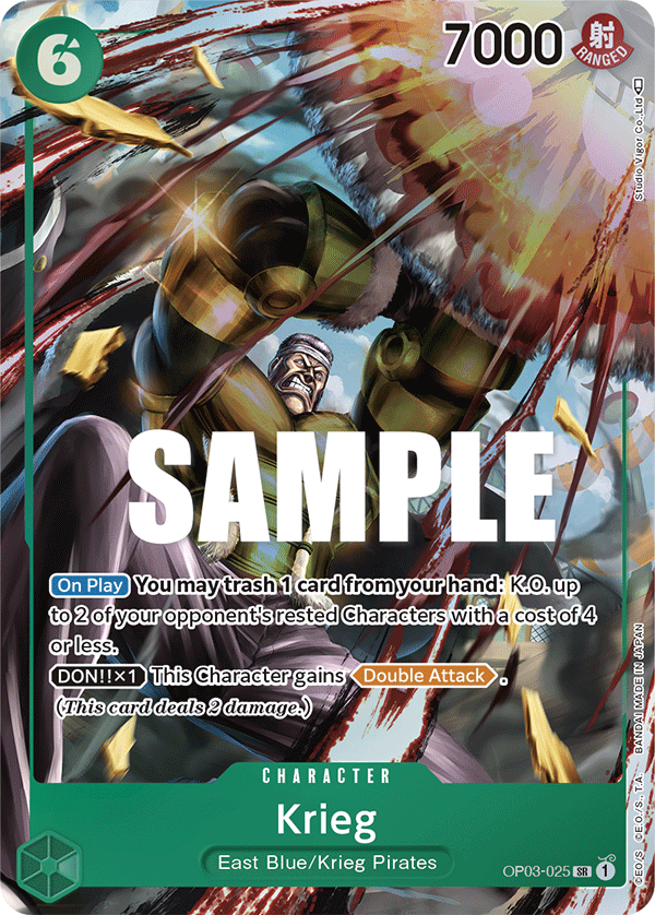 Krieg (Character) (OP03-025) (SR) (Alternate Art)