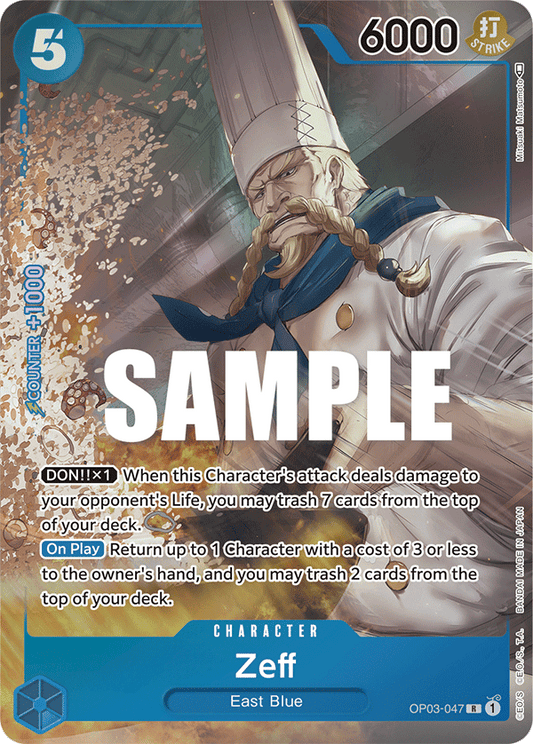 Zeff (Character) (OP03-047) (Alternate Art)