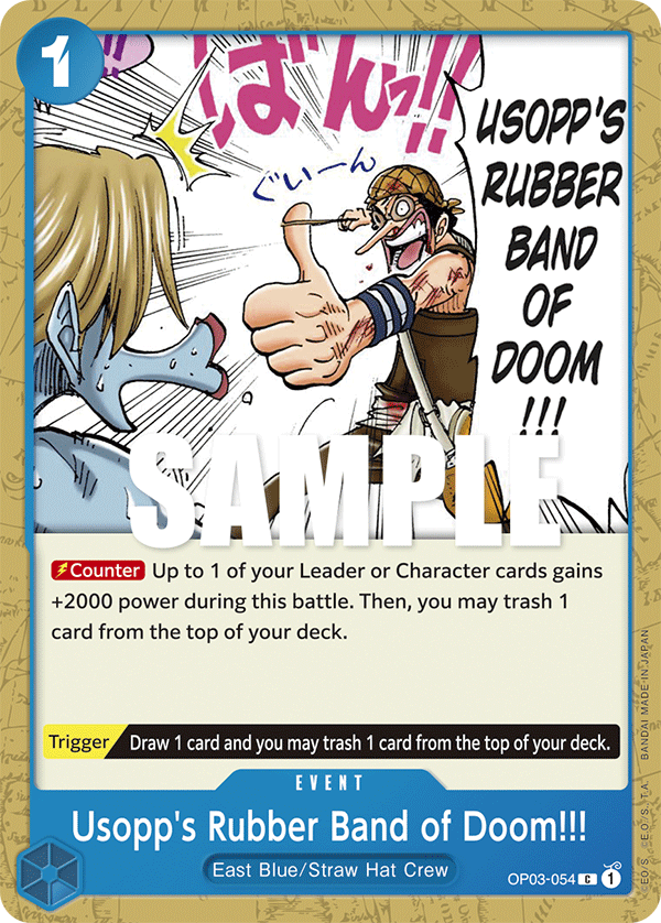 Usopp's Rubber Band of Doom!!! (Event) (OP03-054) (C)