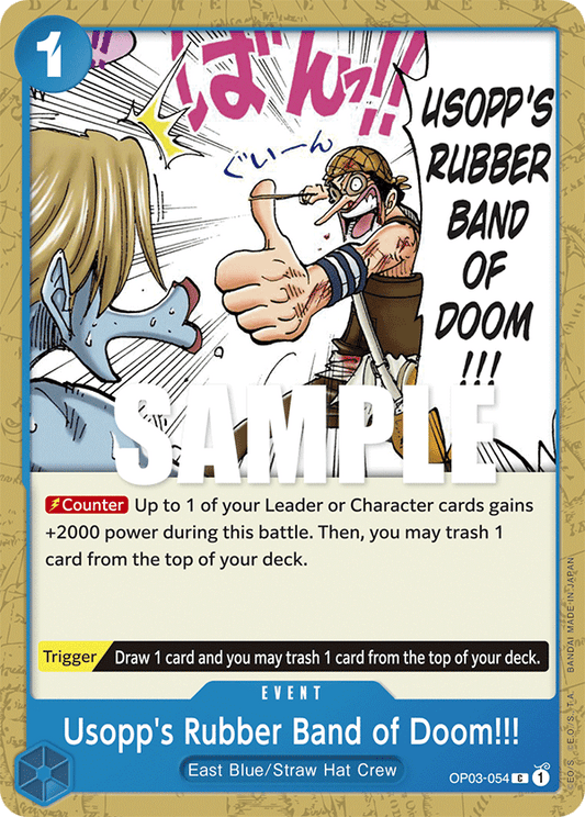 Usopp's Rubber Band of Doom!!! (Event) (OP03-054) (C)