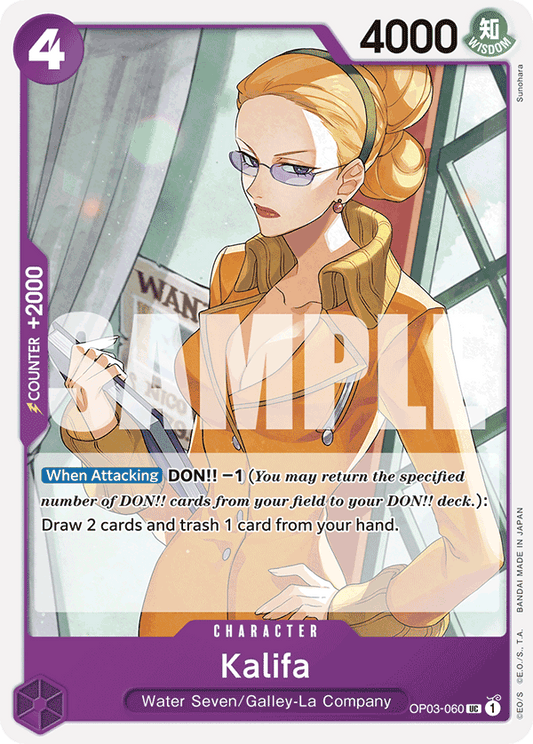 Kalifa (Character) (OP03-060) (PRB01 Reprint) (UC)