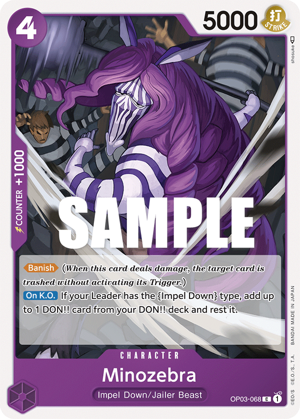 Minozebra (Character) (OP03-068)