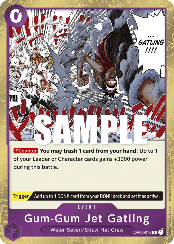 Gum-Gum Jet Gatling (Event) (OP03-072) (R)