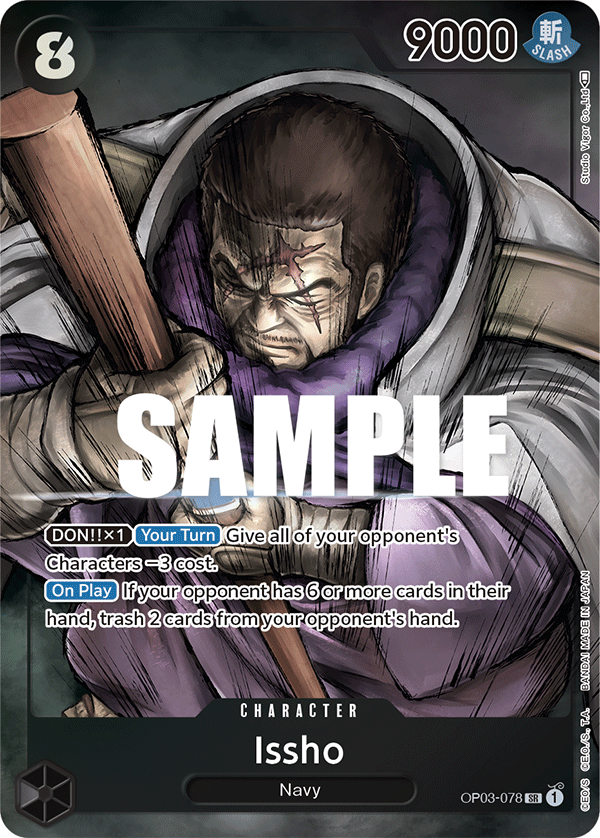 Issho (Character) (OP03-078) (SR) (Alternate Art)