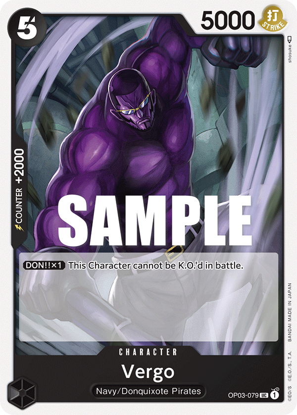 Vergo (Character) (OP03-079)