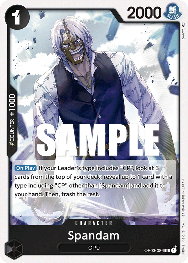 Spandam (Character) (OP03-086) (R)